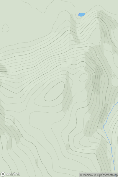 Thumbnail image for Creag an Fhithich [Loch Rannoch to Glen Lyon] [NN666572] showing contour plot for surrounding peak